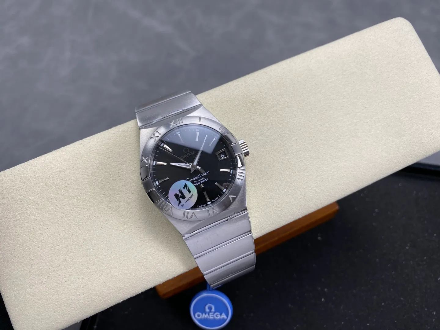 OMEGA Constellation 39mm SS N1F 1:1 Best Edition Black Dial on SS Bracelet A8500 32 a3bfb156823f9df AMO Watch