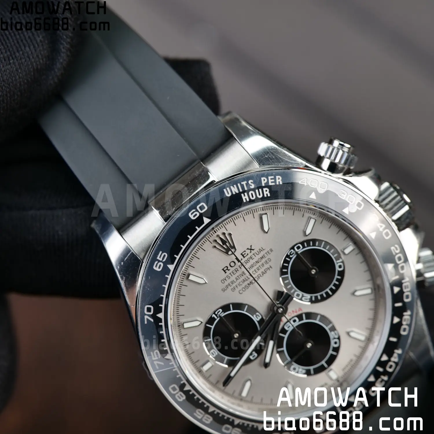 Rolex Daytona 126519 VSF 1:1 Best Edition Grey Dial on Oysterflex Strap VS4131 (Free Sprung) V2 V2s Weighted 137g 86 a454d2ca39eb40b AMO Watch