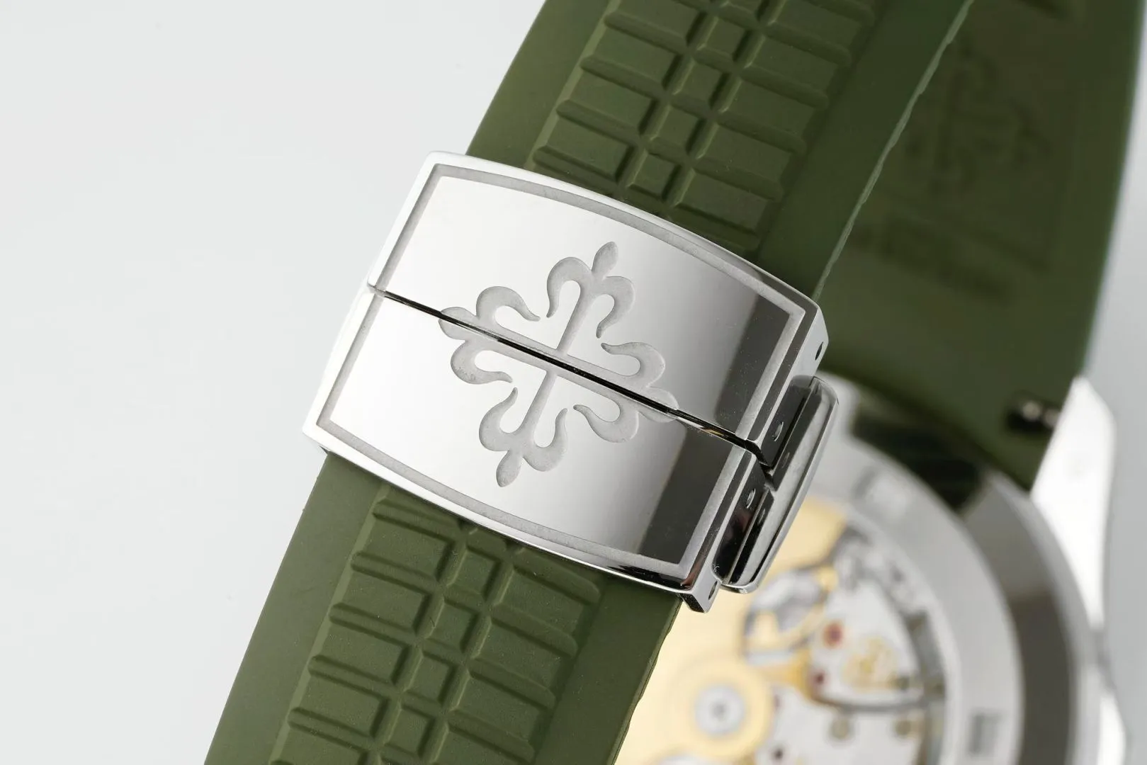PP Aquanaut 5168G 42mm SS DDF 1:1 Best Edition Green Dial on Green Rubber Strap DPB330 Super Clone (Weighted) 26 a6c962e46b008b4 AMO Watch