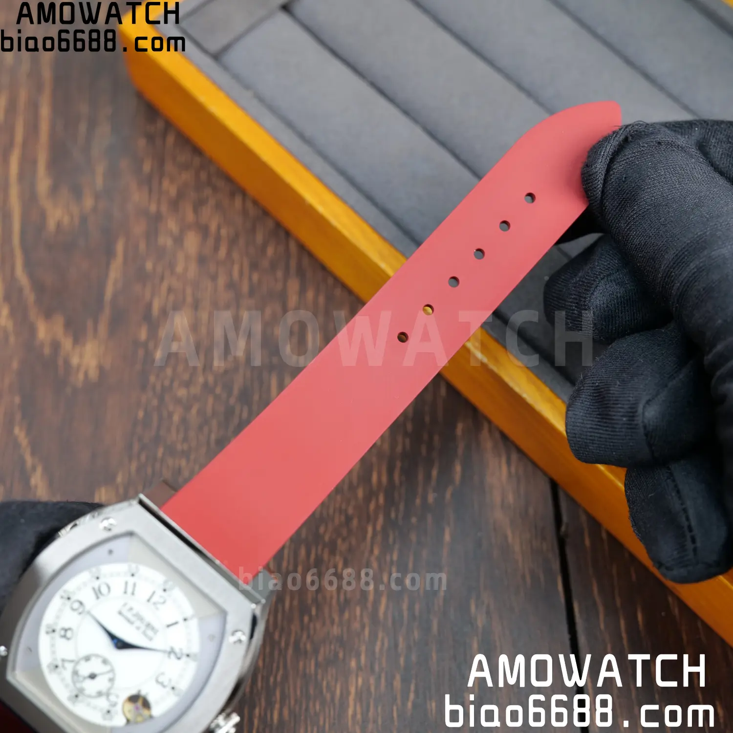 FPJ F.P.Journe Elegante FJ Factory Best Edition White Dial on Red Rubber Strap Quartz V2 86 abb512e91a86671 AMO Watch