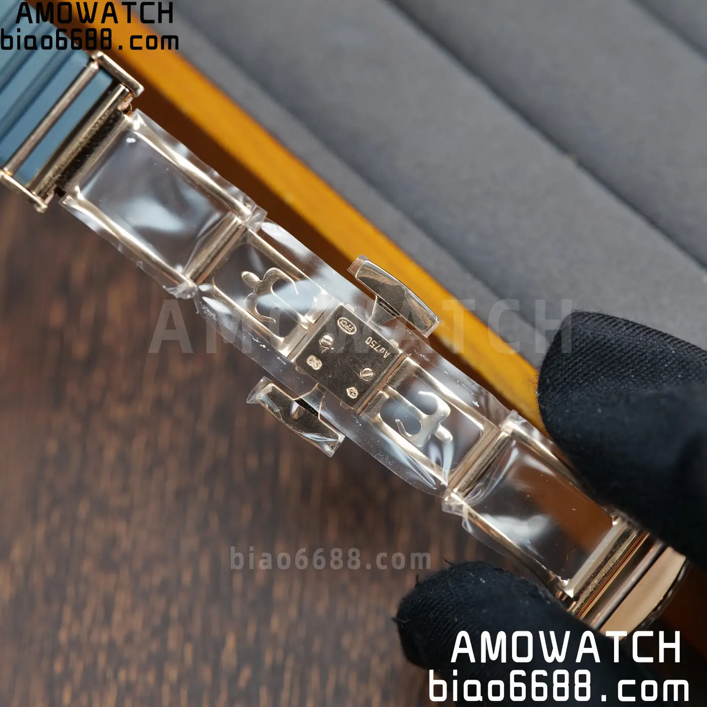 Patek Philippe Aquanaut 5261R RG APW Factory 1:1 Best Edition Dial on Blue Rubber Strap V2 110 b28b9cb96837ed0 AMO Watch