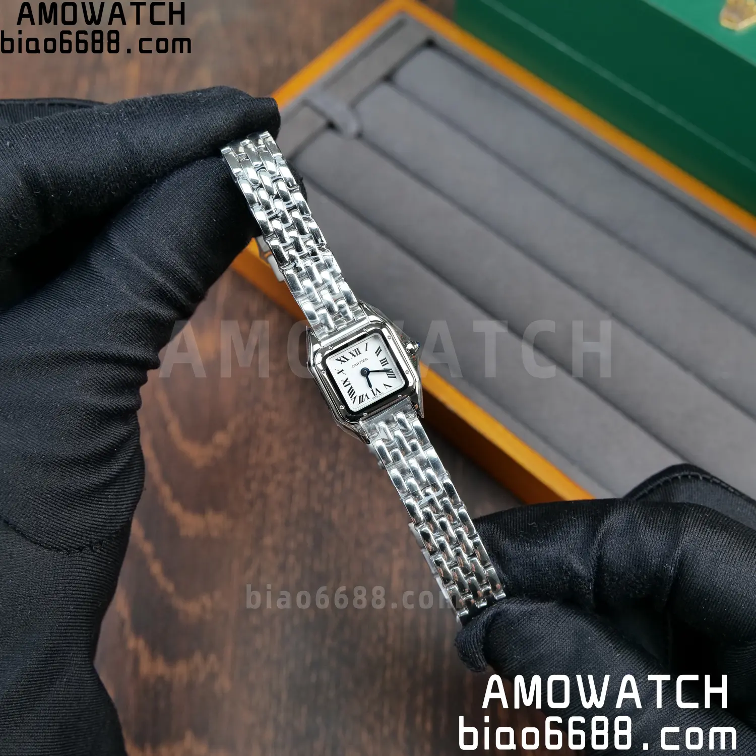 Panthère de Cartier Mini 19mm WSPN0012 BBA 1:1 Best Edition SS White Dial on SS Bracelet Swiss Quartz 70 ba41ecbdda88972 AMO Watch