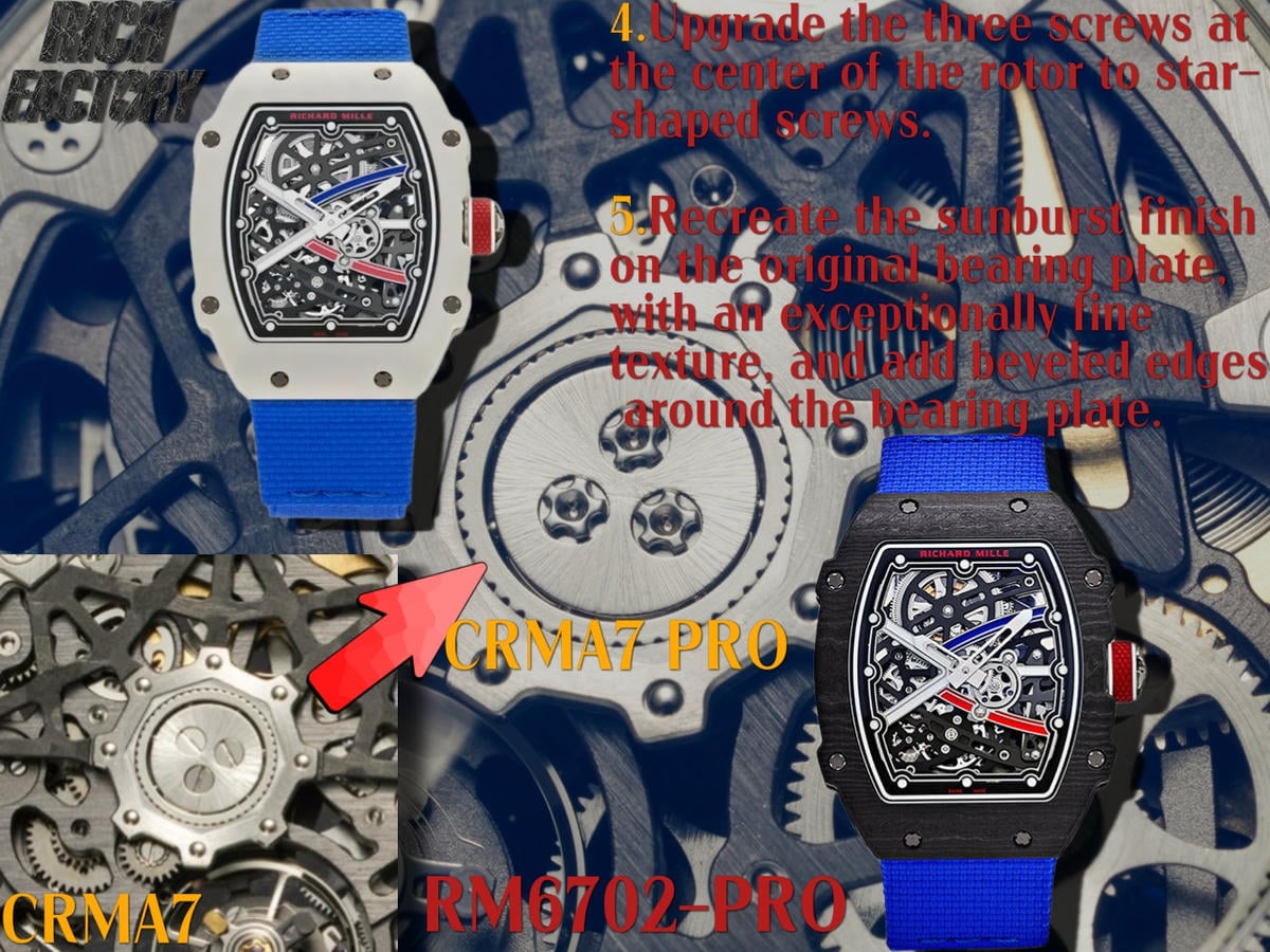 RICHARD MILLE RM67-02 Black NTPT RICH Factory PRO 1:1 France Blue/Red/White Skeleton Dial CRMA7 Super Clone V2 109 bb3a82e8753a58b 阿默表行AmoWatch