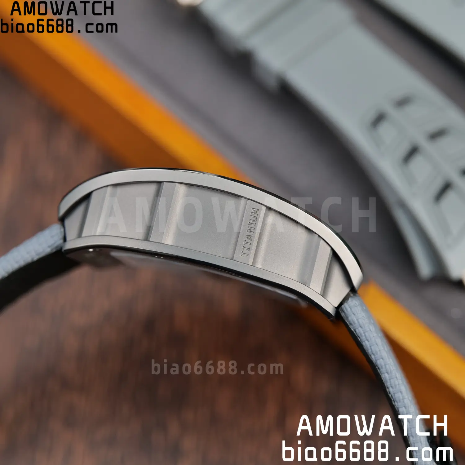 RICHARD MILLE RM055 Gray Ceramic UMI 1:1 Best Edition on Nylon Strap RMUL2 Free Sprung 44 c1d47ce74dddd53 AMO Watch
