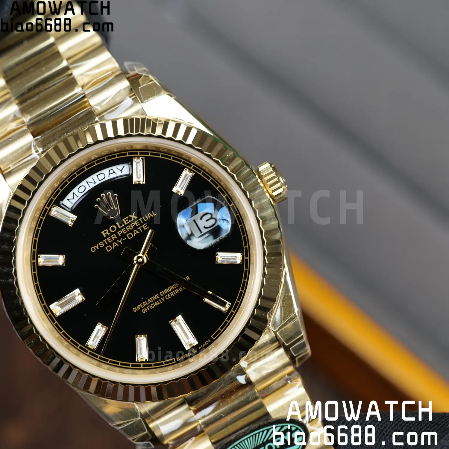 Rolex Day Date 40 YG 228238 RCF 1:1 Best Edition Black Dial on President Bracelet VR3255 (210g) 72 c7f91c0208f2d68 AMO Watch