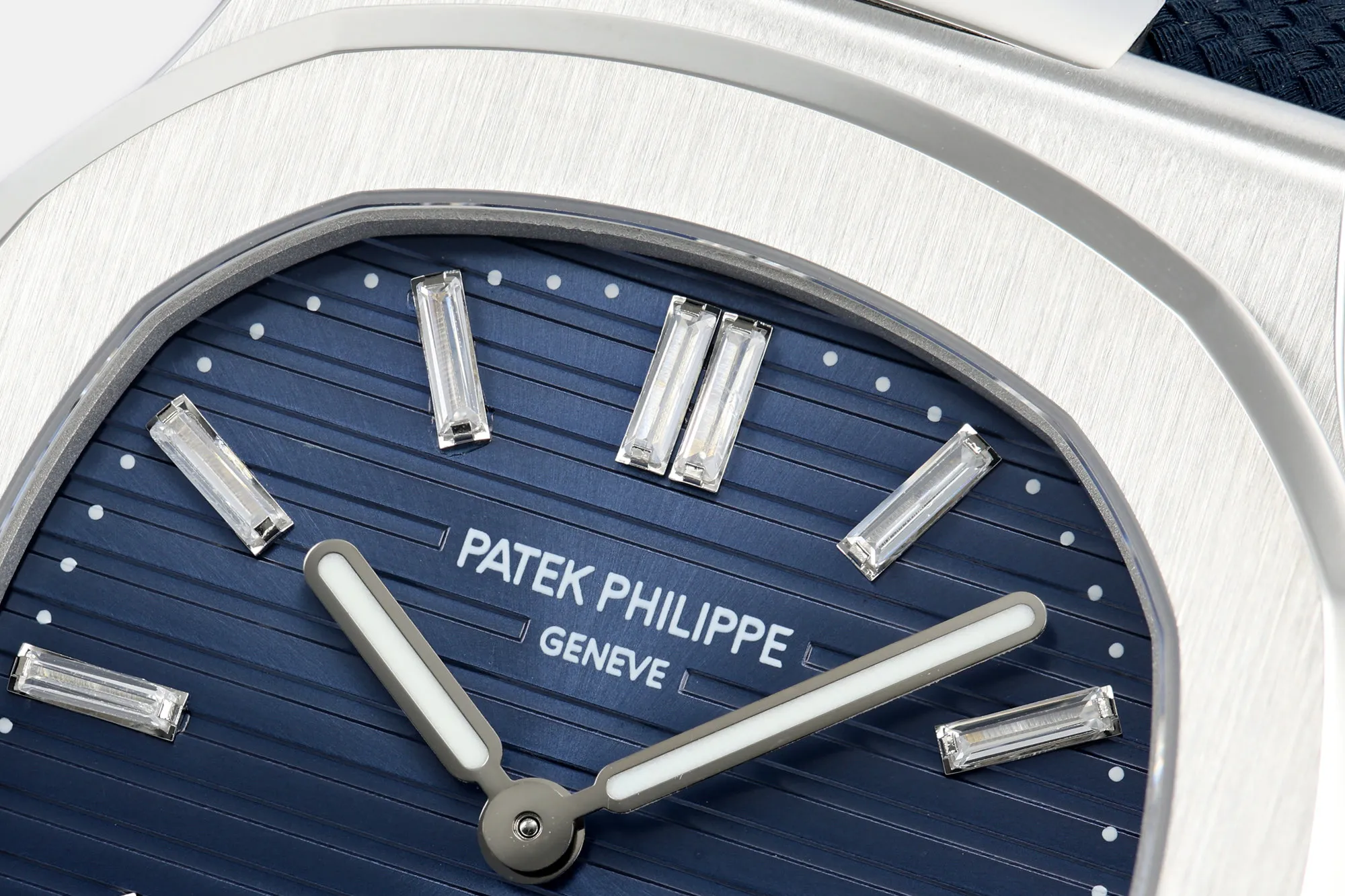 PP Nautilus 5810 PPF Best Edition Blue Dial on BlueStrap A240 22 cb8d9aecabc6a62 AMO Watch