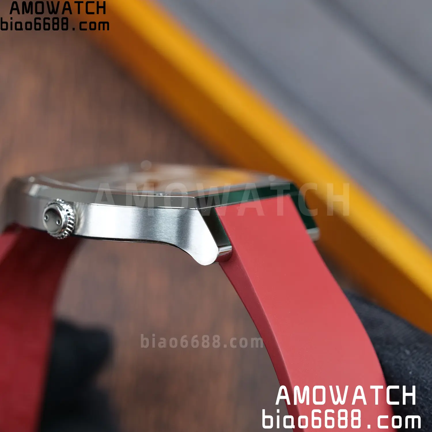 FPJ F.P.Journe Elegante FJ Factory Best Edition White Dial on Red Rubber Strap Quartz V2 94 cbe0fe41a5e8796 AMO Watch