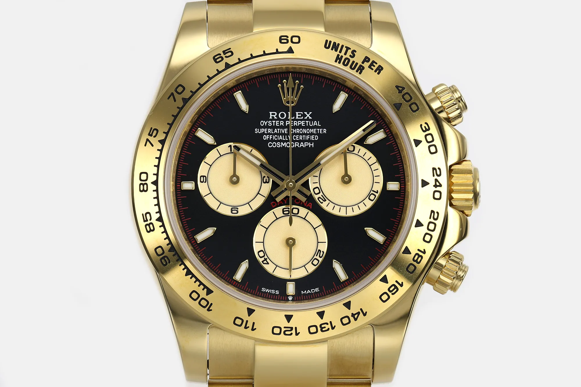 Rolex Daytona 126508 ZF 1:1 Best Edition Black Dial on YG Bracelet DD4131 Weighted 213g 20 d59fe5cded5b1fb AMO Watch