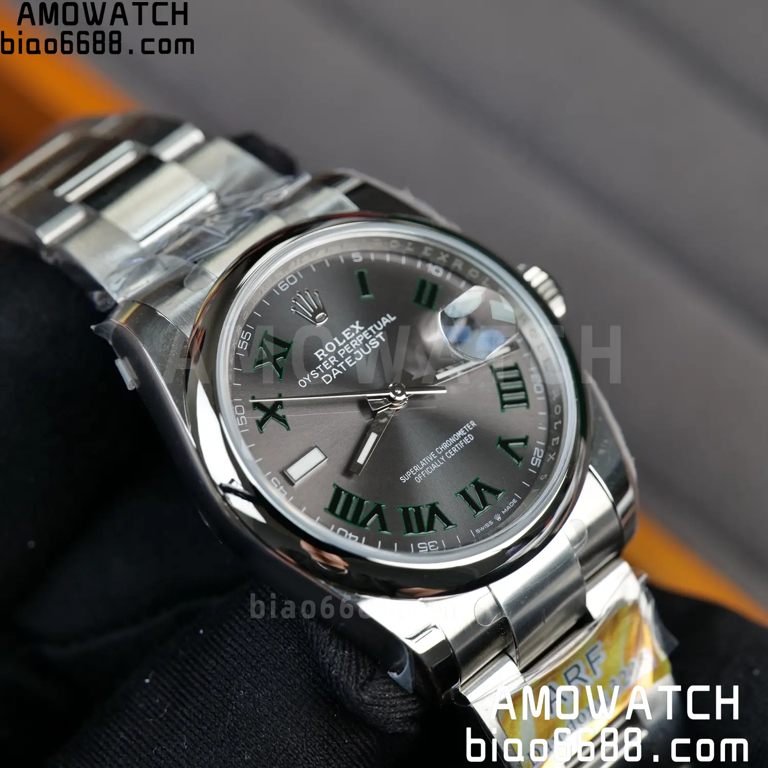 Rolex DateJust 126300-0013 36mm ARF 1:1 Best Edition Roman Gray Dial on Oyster Bracelet DD3235 70 d8281600251a3c8 AMO Watch
