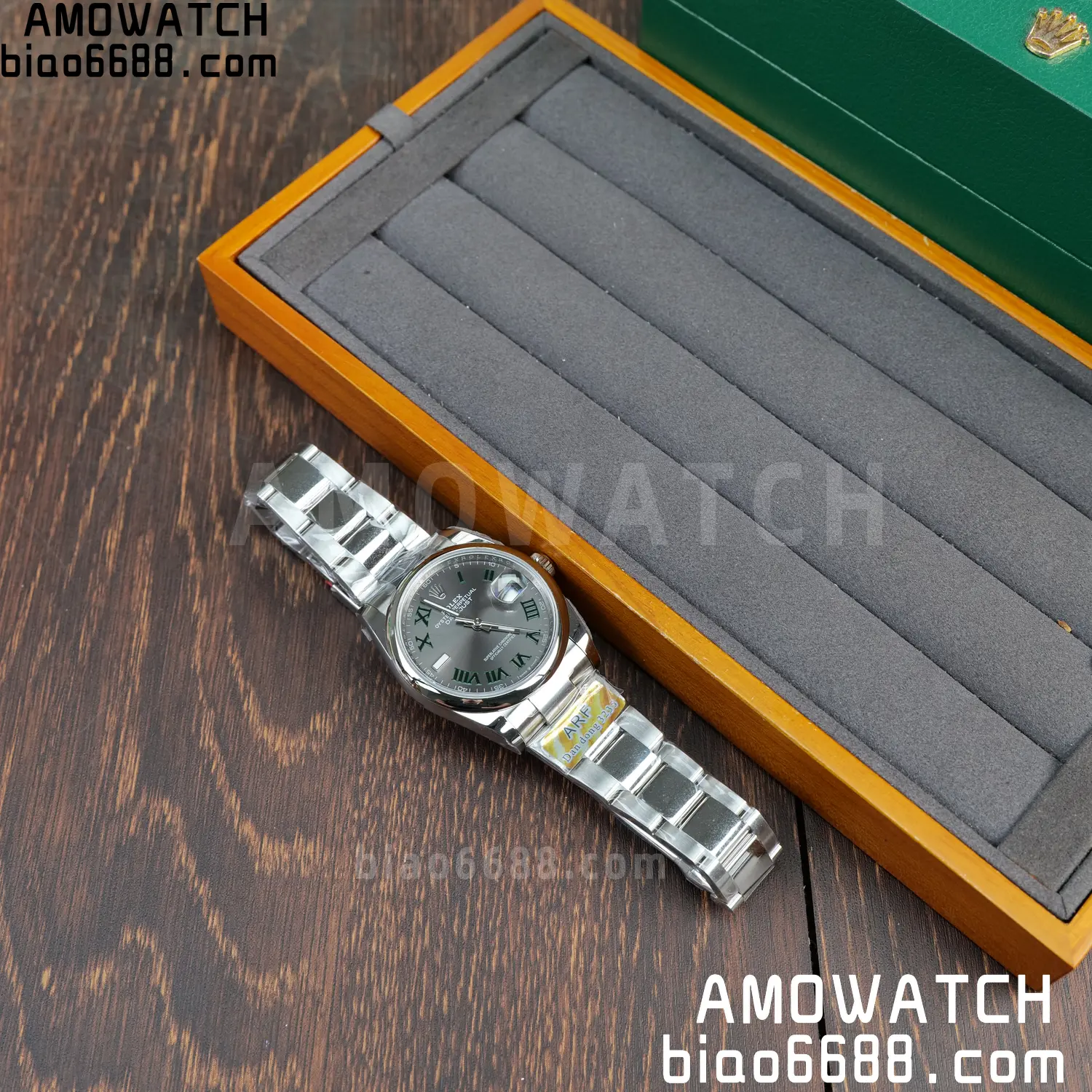 Rolex DateJust 126300-0013 36mm ARF 1:1 Best Edition Roman Gray Dial on Oyster Bracelet DD3235 52 dda4500339ddfce AMO Watch