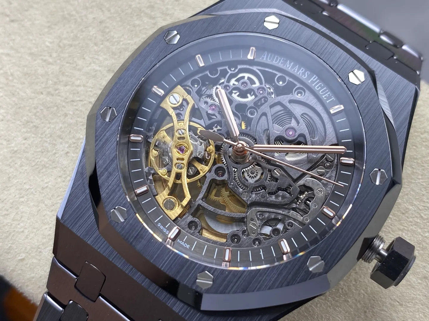 AP Royal Oak 41mm Ceramic 15416CE THBF 1:1 Best Edition on Ceramic Bracelet V3 (Free Sprung) 32 df3179af0ad4d6f AMO Watch