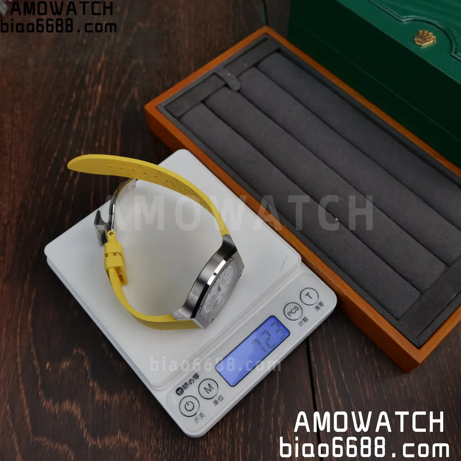 FPJ F.P.Journe Elegante FJ Factory Best Edition White Dial on Yellow Rubber Strap Quartz V2 74 e5100aa22f01abf AMO Watch