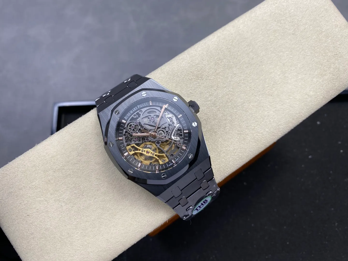 AP Royal Oak 41mm Ceramic 15416CE THBF 1:1 Best Edition on Ceramic Bracelet V3 (Free Sprung) 33 eace50a21c36fb7 AMO Watch