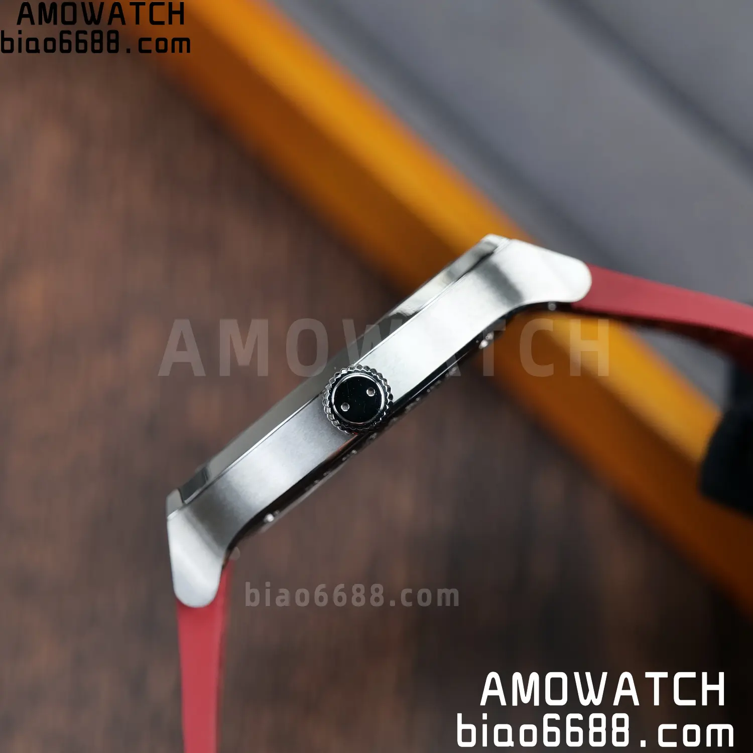 FPJ F.P.Journe Elegante FJ Factory Best Edition White Dial on Red Rubber Strap Quartz V2 93 eba93f14fcf6193 AMO Watch