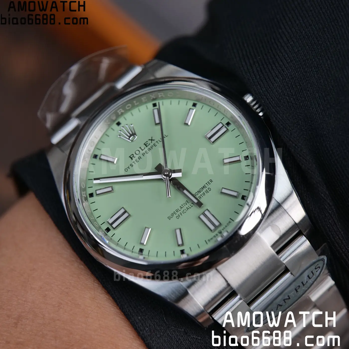 Rolex Oyster Perpetual 126000 36mm Clean Plus 1:1 Best Edition 904L Steel Green Dial DD3230 107 ed784ee6e5aa74f AMO Watch