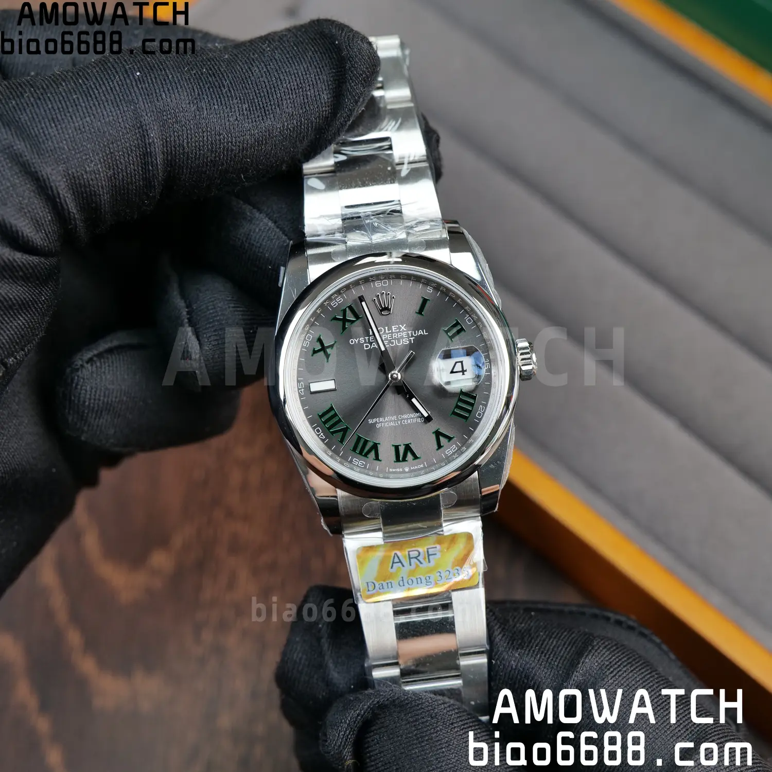 Rolex DateJust 126300-0013 36mm ARF 1:1 Best Edition Roman Gray Dial on Oyster Bracelet DD3235 56 f1b1b3c3b625644 AMO Watch