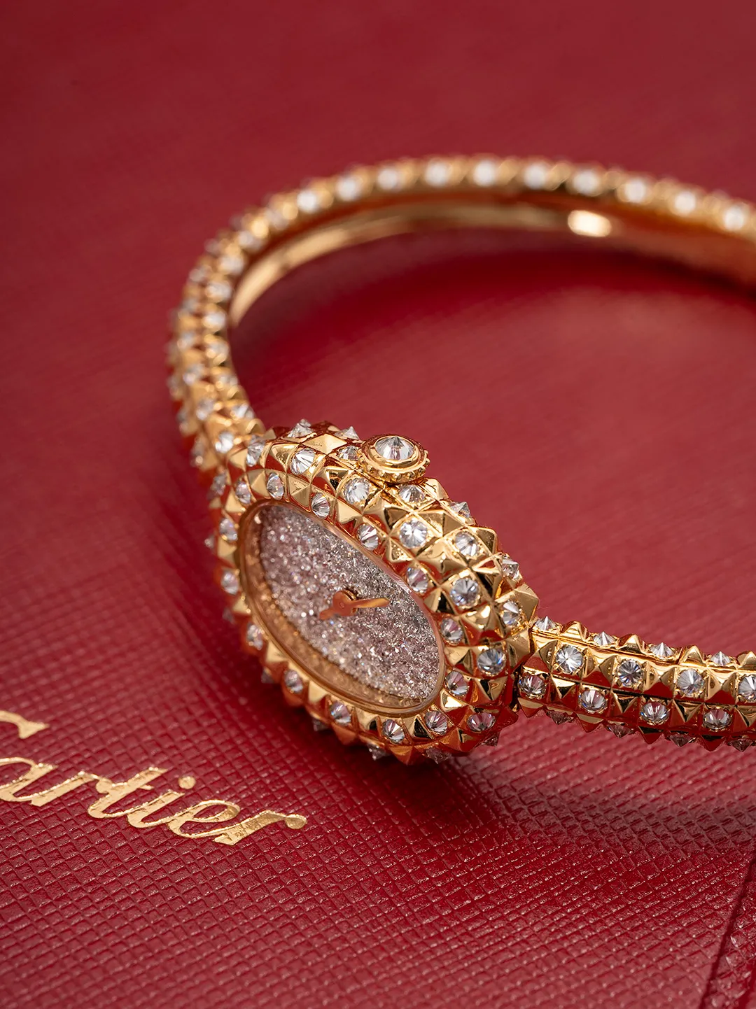 Cartier Baignoire 18.7mm YG BAIGNOIRE BBAF 1:1 Best Edition White Dial on YG Bracelet Ronda Quartz 52 f37ec08b8cb211f AMO Watch