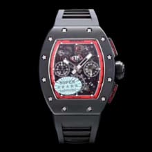 【台湾KV厂】理查德米勒RM011 黑色陶瓷 大日历 计时机芯男士腕表