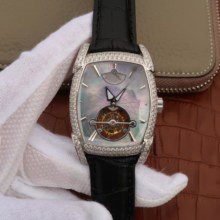 ¥ 5000   帕玛强尼TOURBILLON系列真陀飞轮腕表，镶嵌施华洛世奇钻