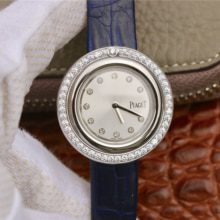  ¥1600  伯爵Possession女士腕表，此款腕表的圆形表圈也可以随着指尖完成360°优雅的旋转