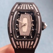 ¥2650 Richard Mille理查德米勒RM007-1 纤维钻石腕表 女士们梦寐以求的腕表