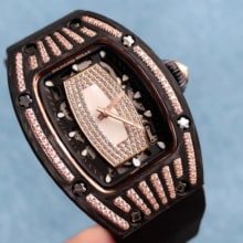 ¥2650 Richard Mille理查德米勒RM007-1 纤维钻石腕表 女士们梦寐以求的腕表