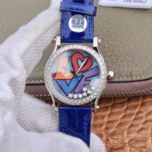 YF厂 【36mm】Chopard萧邦HAPPY DIAMONDS系列278559-3020腕表