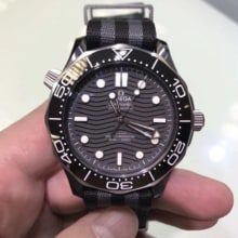 VS厂 【陶瓷圈】OMEGA欧米茄海马300米系列210.92.44.20.01.001橡胶表带潜水男士腕表
