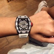 Richard Mille 理查徳米勒（里查德米尔）RM35-02 碳纤维表壳镶钻款腕表