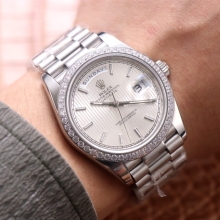 EW厂【40mm】Rolex劳力士星期日志日历型系列m228349rbr-0007男女士钢带腕表