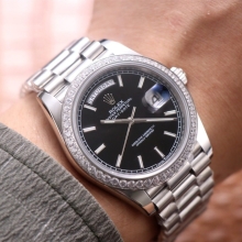 EW厂【40mm】Rolex劳力士星期日志日历型系列m228349rbr-0002男女士钢带腕表