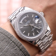 EW厂【40mm】Rolex劳力士星期日志日历型系列228349RBR男女士钢带腕表