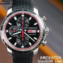Mille Miglia 168571 SS V7F 1:1 Best Edition Black Dial on Black Rubber Strap A7750