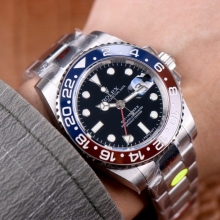 N厂 【红蓝陶瓷圈】Rolex劳力士格林尼治型II系列116719-BLRO钢带男士腕表
