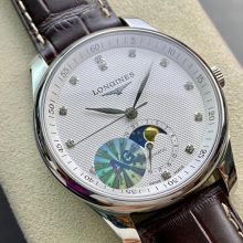 AG厂 Longines浪琴制表传统月相名匠系列L2.909.4.77.3腕表
