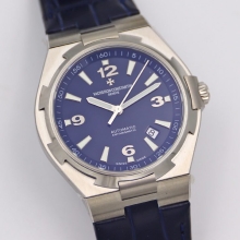 Vacheron Constantin Overseas 47040/000A-9008 MKS factory 1:1 Best Edition Blue Dial on Blue Leather Strap