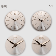 对比评测：V7厂 【女款37MM】IWC万国表柏涛菲诺系列IW458101腕表