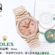 EW厂 【36mm】Rolex劳力士星期日历型 星期 日志系列m128345rbr-0009腕表