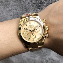 Rolex劳力士宇宙计型迪通拿系列m116505-0008钢带腕表