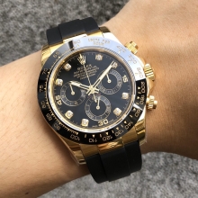 Rolex劳力士宇宙计型迪通拿系列m116518ln-0046胶带腕表