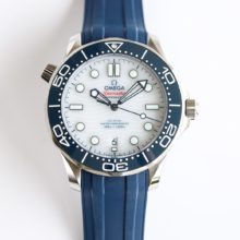 OMEGA  Seamaster Diver 300M Tokyo 2020 522.30.42.20.04.001 SS Blue Ceramic Bezel OR Factory 1:1 Best Edition Gray Dial on A8800