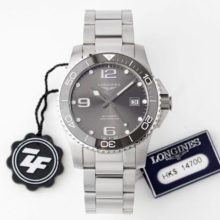 Longines Hydro Conquest 41mm L3.841.4.76.6 ZF Factory 1:1 Best Edition SS Case Rubber Strap A2824 Movement Diving Watch