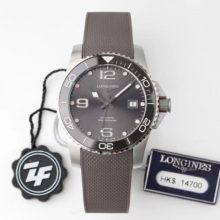 Longines Hydro Conquest 41mm L3.782.4.76.6 ZF Factory 1:1 Best Edition Rubber Strap A2824 Movement Diving Watch