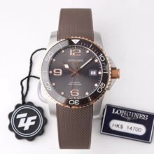 Longines Hydro Conquest 41mm L3.781.3.78.9 ZF Factory 1:1 Best Edition Rubber Strap A2824 Movement Diving Watch