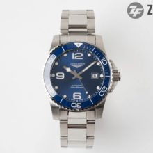 Longines Hydro Conquest 41mm L3.782.4.96.6 ZF Factory 1:1 Best Edition SS Case Rubber Strap A2824 Movement Diving Watch