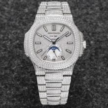 Patek Philippe Nautilus 40.5mm 5726/1A-014 R8 1:1 Best Edition SS Case Full drill watch A324