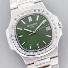 Patek Philippe Nautilus 5711/1300A-001 3K Factory 1:1 Best Edition 316L SS Green Dial Super Clone Caliber 324 Watch