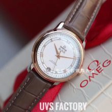 UVS厂【女款】OMEGA欧米茄碟飞系列424.23.33.20.52.002鳄鱼皮表带腕表