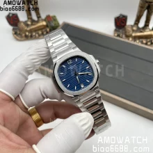 Patek Philippe Nautilus 34mm 7118/1A-001 3K Factory 1:1 Best Edition SS Case Watch Asian Clone Calibre 324