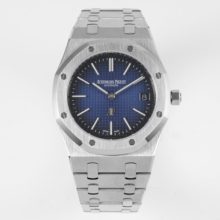 Audemars Piguet Royal Oak 15202BC 39mm KZ Factory 1:1 Best Edition Smoky blue Textured Dial Watch Asian Calibre 2121
